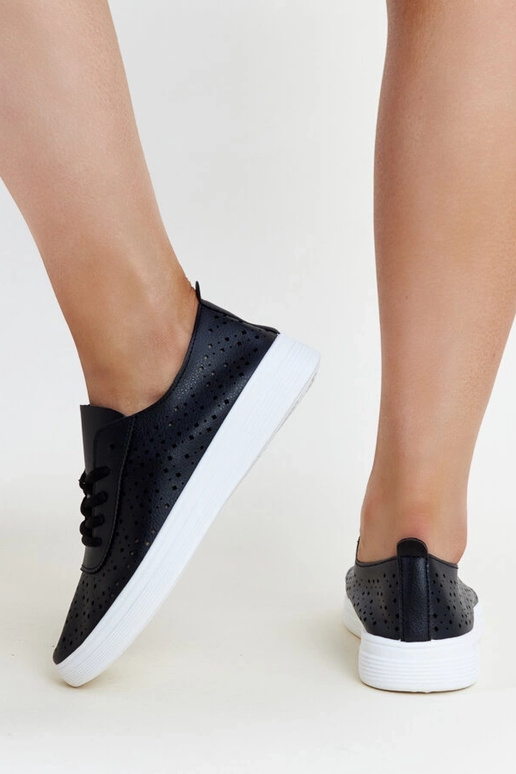 Sorte gennembrudte Manoek sneakers Sorte gennembrudte Manoek sneakers