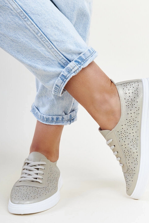 Guld sneakers øko læder Whitley Guld sneakers øko læder Whitley