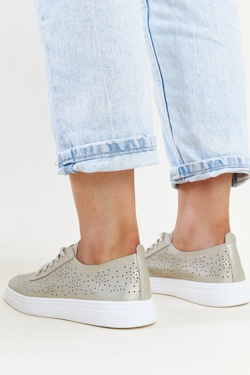 Guld sneakers øko læder Whitley Guld sneakers øko læder Whitley