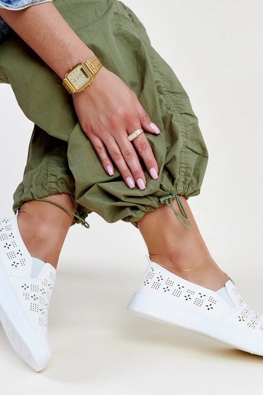 Hilal weiße Slip-On-Sneaker Hilal weiße Slip-On-Sneaker