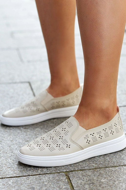 Beige Hilal Slip-On Sneakers Beige Hilal Slip-On Sneakers