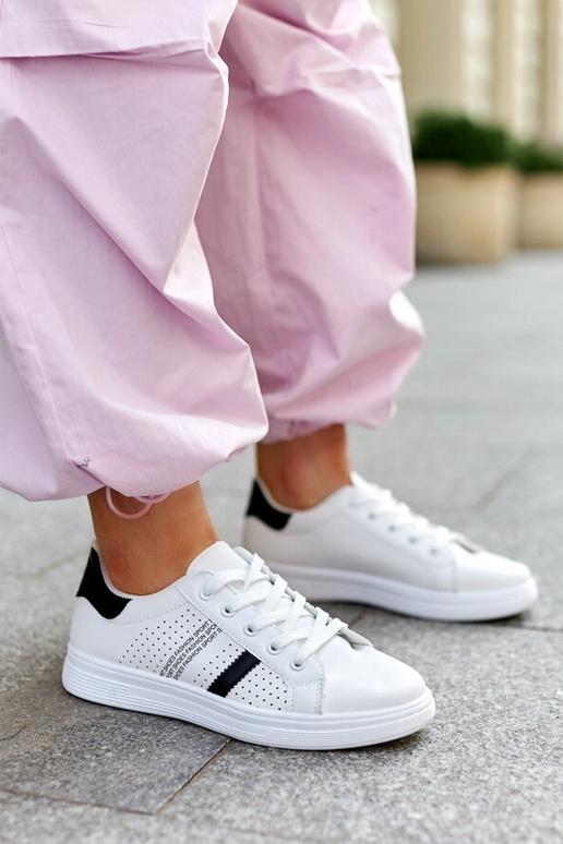 Berdine Sneaker aus schwarzem und...