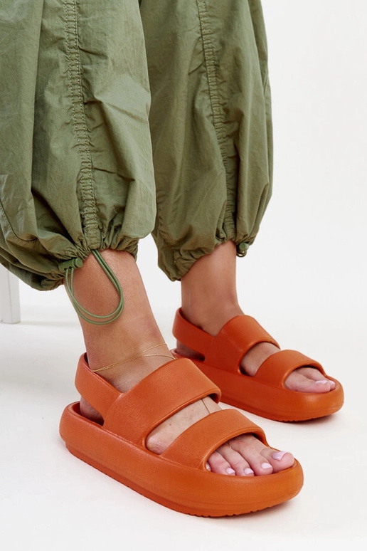 Attiana Orange Sandalen