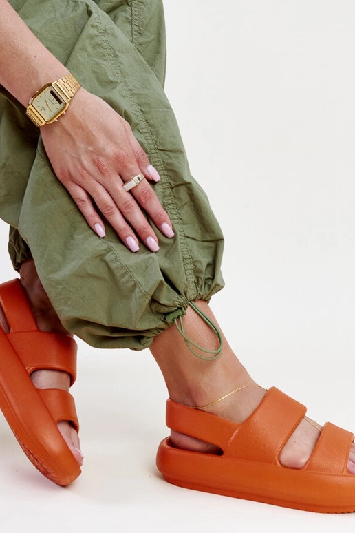 Attiana Orange Sandalen