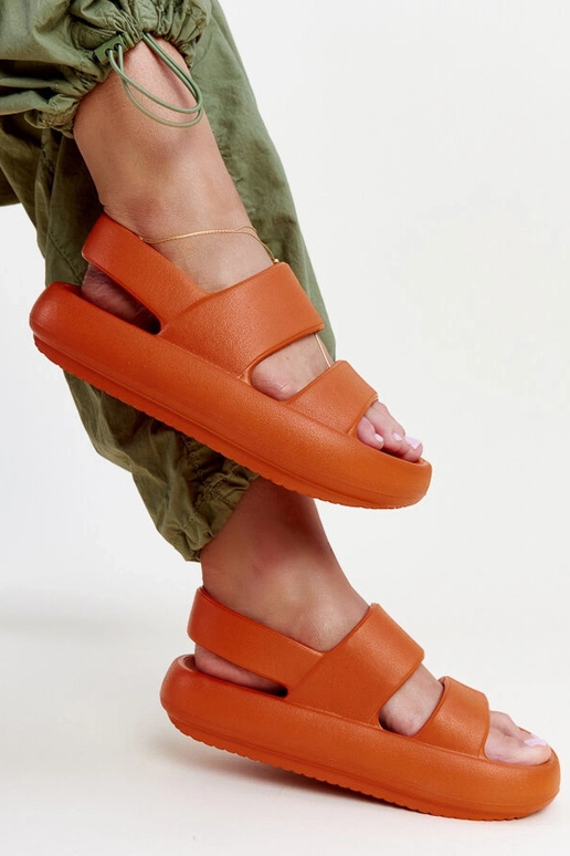 Attiana Orange Sandalen