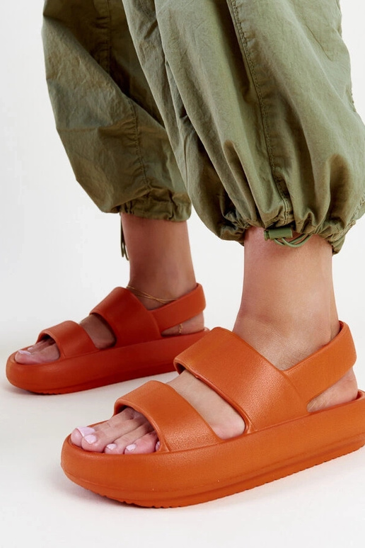 Attiana Orange Sandalen