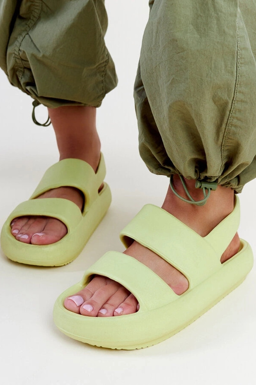 Sandales vertes Attiana