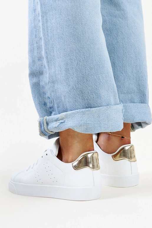 Akila sneakers i hvid og guld