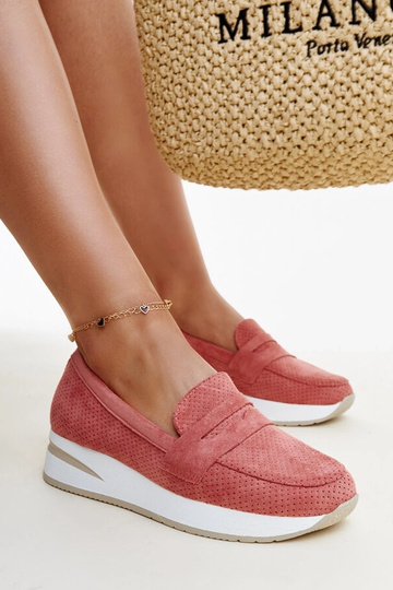 Chaussures Muna roses...