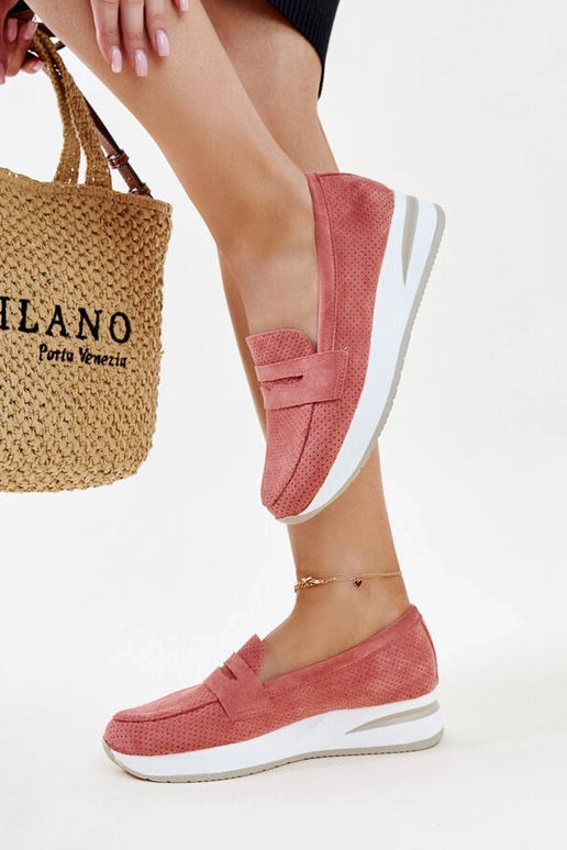 Rosa perforierte Muna-Schuhe Rosa perforierte Muna-Schuhe