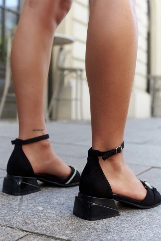 Hakken sandalen met leren inleg Rihab Hakken sandalen met leren inleg Rihab