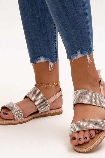 Pink sandaler dekoreret med... 2