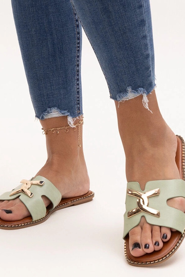 Grüne Flip-Flops mit...