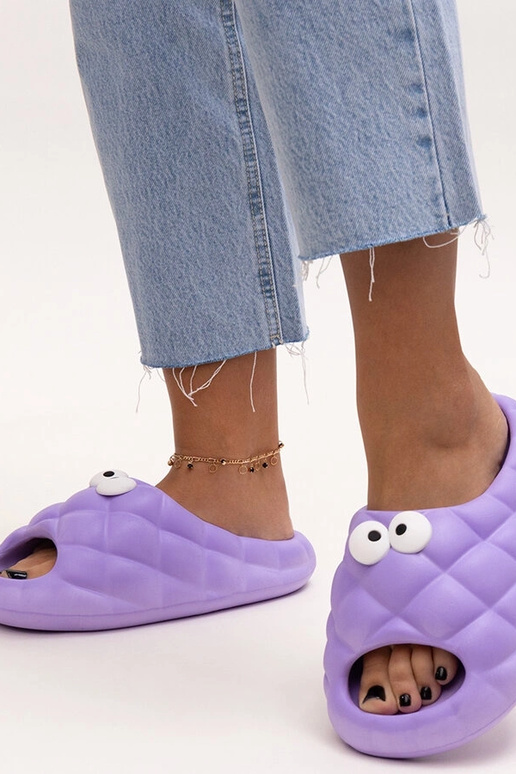 Chaussons en mousse violets Gorges...