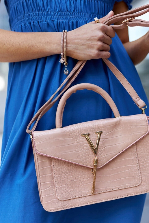 Barsa Schultertasche mit Krokodilmuster Barsa Schultertasche mit Krokodilmuster