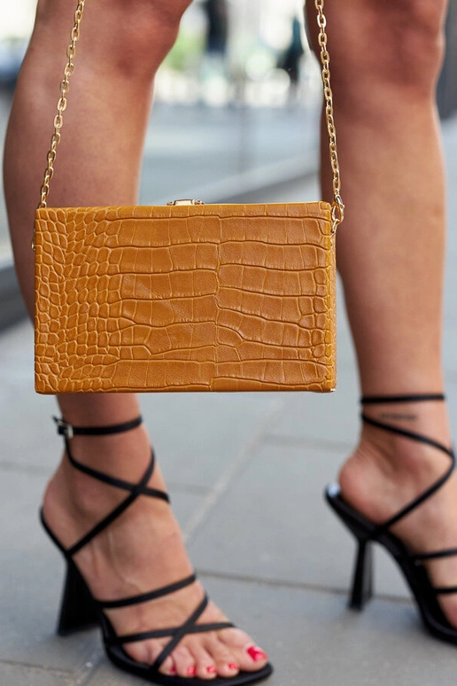 Gul ,,trunk'' taske på en kæde Dratche