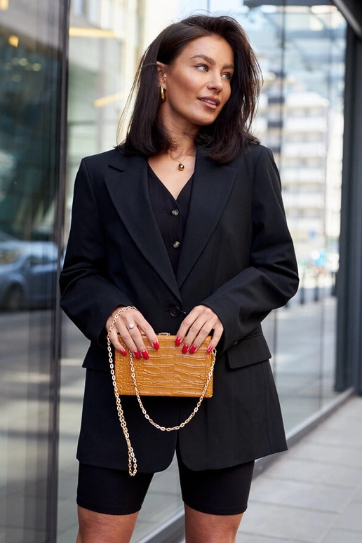 Gul ,,trunk'' taske på en kæde Dratche