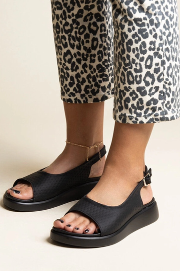 Sandales noires à semelle... 2