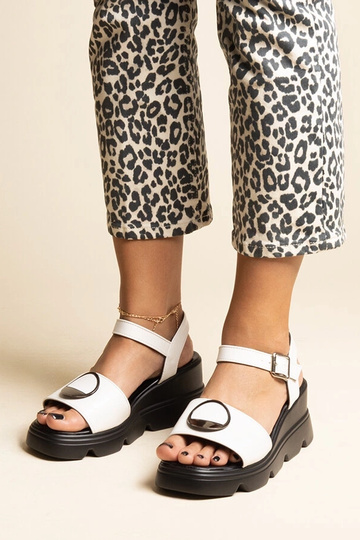 Maddison hvide sandaler i... 2