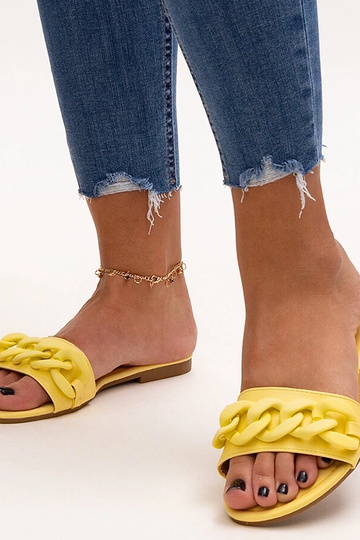 Aliyan gul mat kæde flip flops