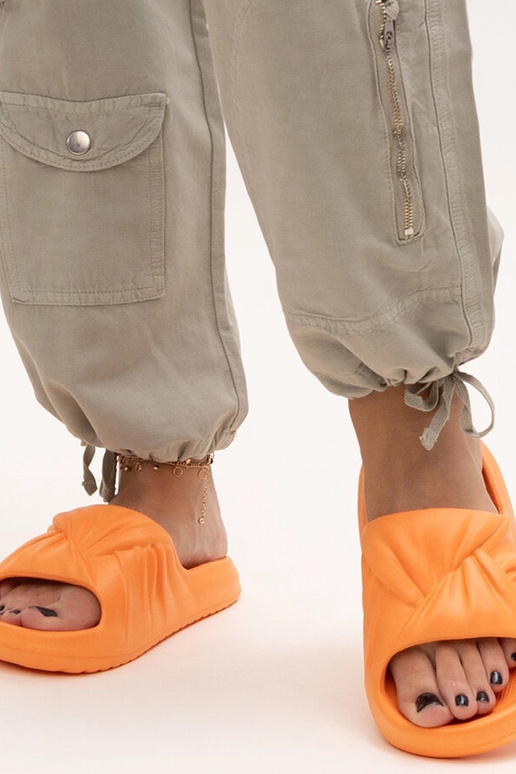 Orange Cunta Foam Flip Flops