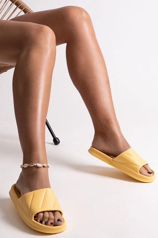 Chaussons en mousse Primula jaune