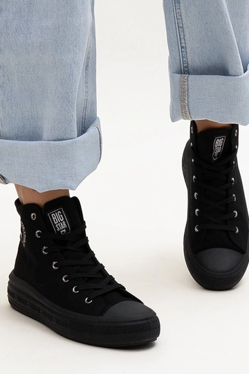 Baskets montantes noires... 2