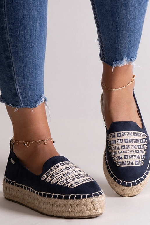 Marineblaue Espadrilles Big Star...