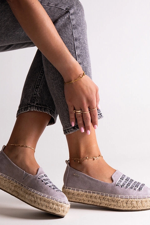 Grå espadriller Big Star JJ274890