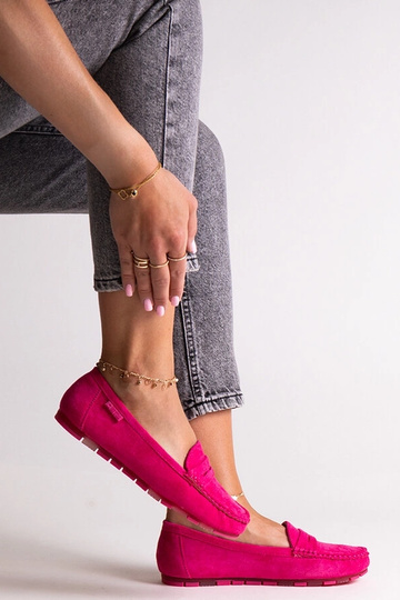 Dunkelrosa Big Star Loafer...