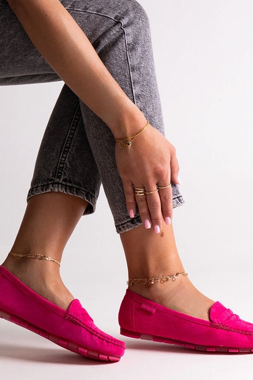 Mocassins Big Star rose foncé NN274934