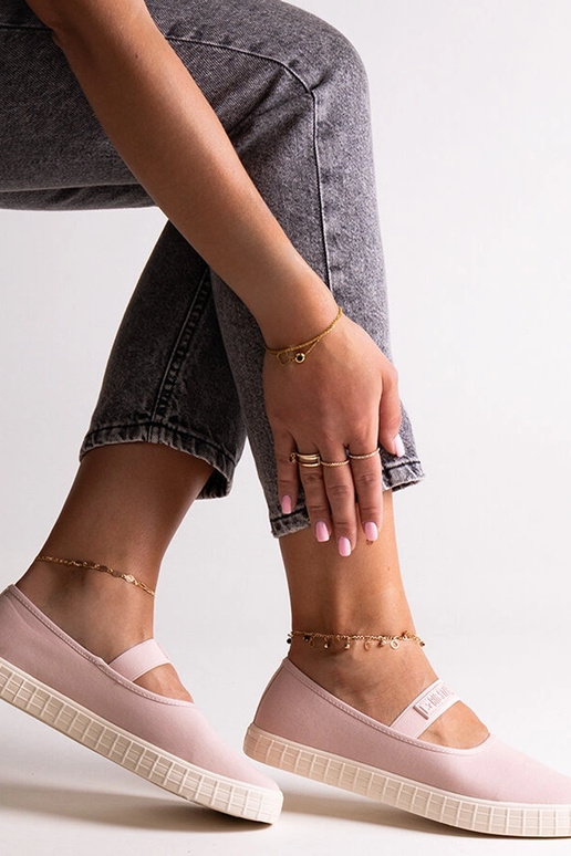 Rosa Turnschuhe Big Star NN274606