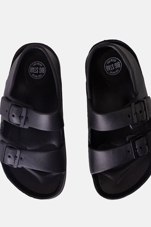 Schwarze Kindersandalen Big Star...