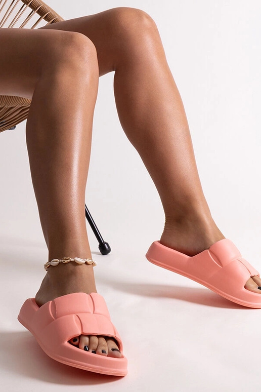Chaussons en mousse rose Lete