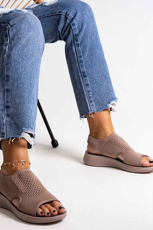 Brune platformssandaler Rawia Brune platformssandaler Rawia