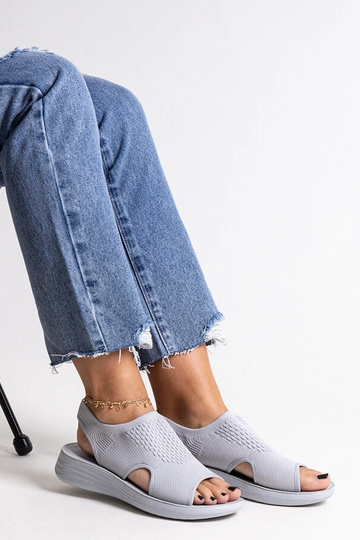 Graue Plateausandalen Rawia 2