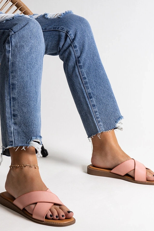 Rosa Flip-Flops aus Ökoleder Klementyna Rosa Flip-Flops aus Ökoleder Klementyna
