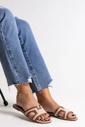 Baya Braune klassische Flip-Flops 2