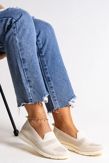 Beige Sneaker mit... 2