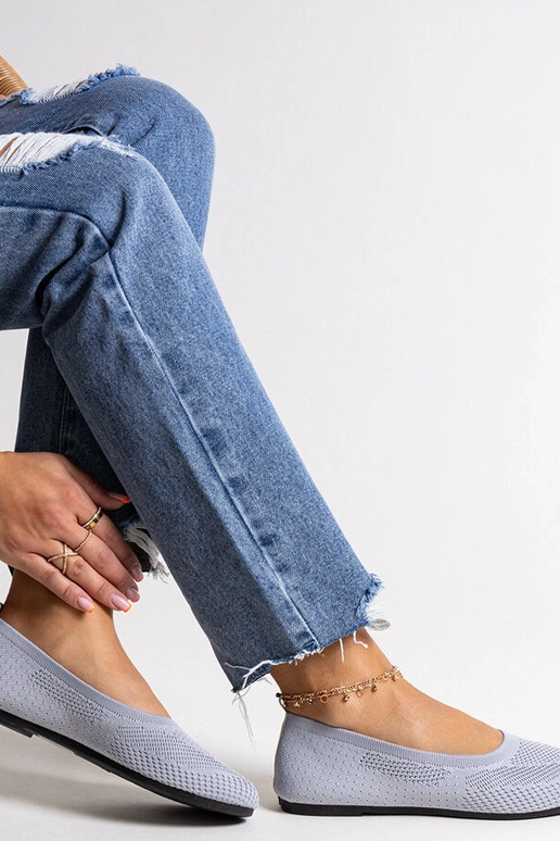 Grå stof ballet lejligheder Yafia