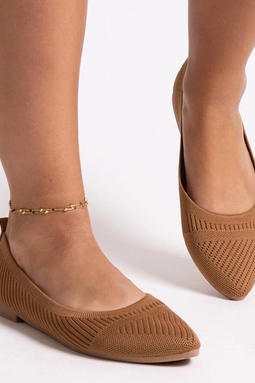 Karamellfarbene Ballerinas...