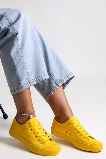 Gule klassiske Nudar sneakers