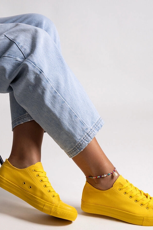 Gule klassiske Nudar sneakers