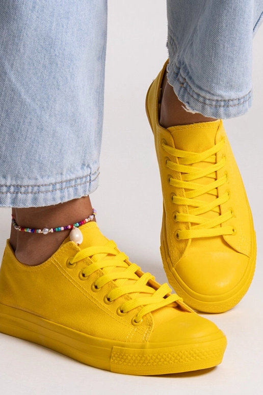 Gule klassiske Nudar sneakers