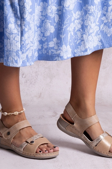 Huri Brown Platform Sandaler