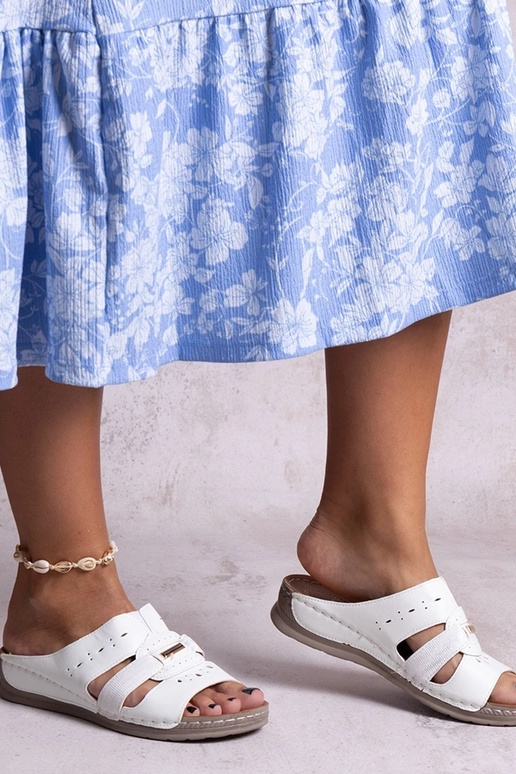 Karime klassiske hvide flip-flops Karime klassiske hvide flip-flops