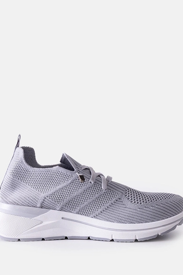 Baskets à enfiler grises...