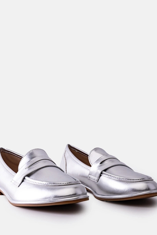 Zilveren metallic instapschoenen Palinka Zilveren metallic instapschoenen Palinka
