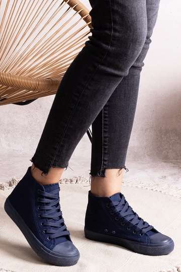 Marineblå Rafife high top sneakers