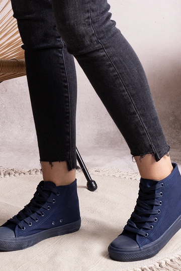 Marineblå Rafife high top sneakers 2